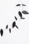 NAYA NAW25343 Leather Leaf Necklace