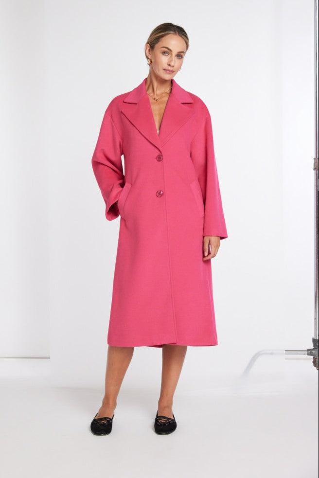 Kate Cooper KCAW25102 Oversize Coat With Pocket Welt