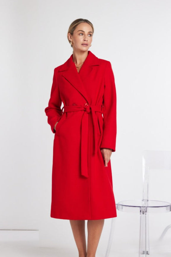 Kate Cooper KCAW25103 Wrap Coat With Belt