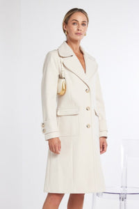 Kate Cooper KCAW25101 Single Breast Coat With Patch Pockets And Sleeve Tab