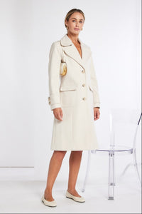 Kate Cooper KCAW25101 Single Breast Coat With Patch Pockets And Sleeve Tab