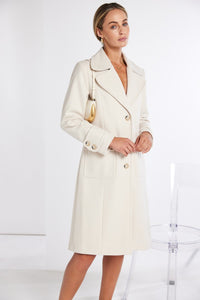 Kate Cooper KCAW25101 Single Breast Coat With Patch Pockets And Sleeve Tab