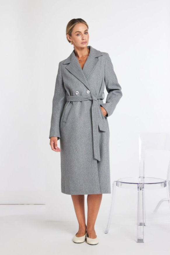 Kate Cooper KCAW25103 Wrap Coat With Belt