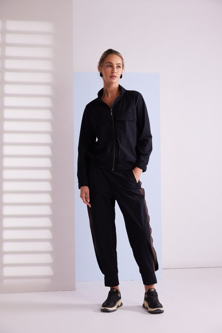 NAYA NAW25171 Short jacket with side panels and pocket flaps