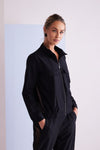 NAYA NAW25171 Short jacket with side panels and pocket flaps