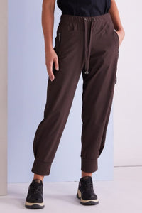 NAYA NAW25102 Cuff drawstring trouser with side pocket and zip