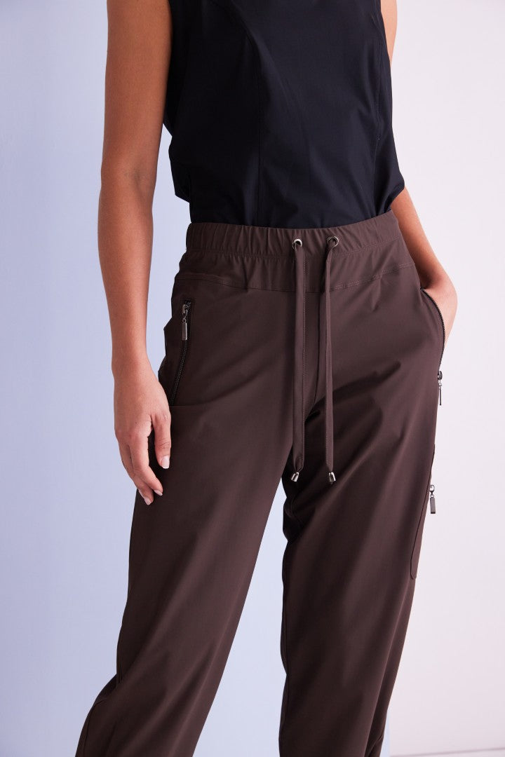 NAYA NAW25102 Cuff drawstring trouser with side pocket and zip