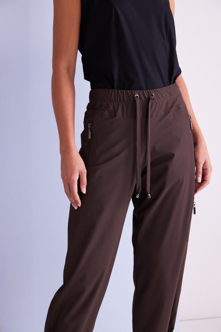 NAYA NAW25102 Cuff drawstring trouser with side pocket and zip