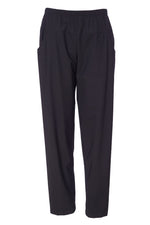 ORS24101 BLACK ORA Elastic waist trouser/pockets