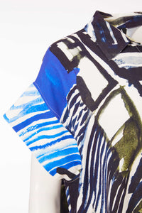 ORA ORS25161 Geometrical print blouse