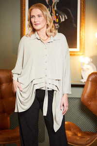 ORA ORW25153 Blouse with pleats detail