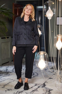 ORA ORW25101 Elastic waist trouser with pocket detail