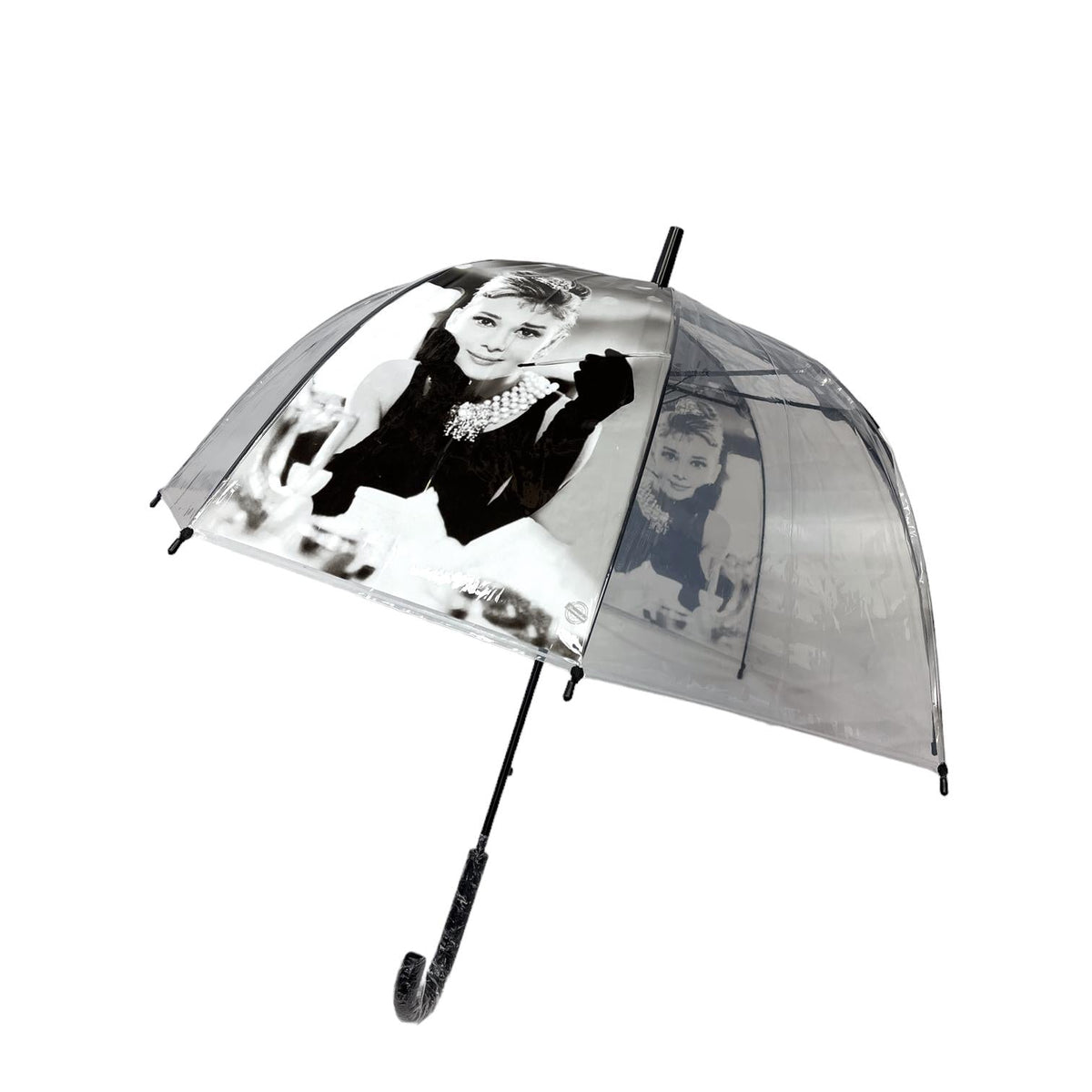 SR-BROLLY-AW24A Classic Transparent Umbrella BEST OF IRISH