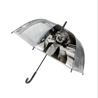 SR-BROLLY-AW24A Classic Transparent Umbrella BEST OF IRISH