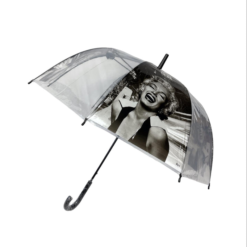 SR-BROLLY-AW24A Classic Transparent Umbrella BEST OF IRISH