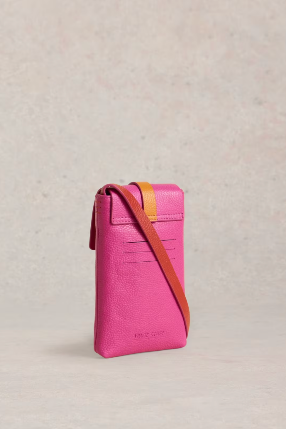 White Stuff 439441 Sacoche en cuir avec boucle Clara pour téléphone