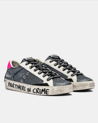 Crime London 25010AA8 Distressed Trainer