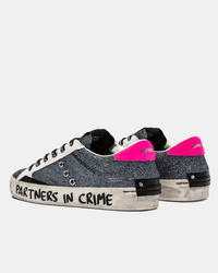 Crime London 25010AA8 Distressed Trainer