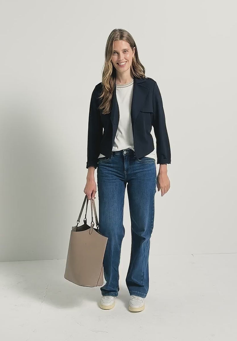 Street One 323849 Shirt W.Rib Collar