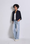Street One 379536 Wide Leg hw bleached wash