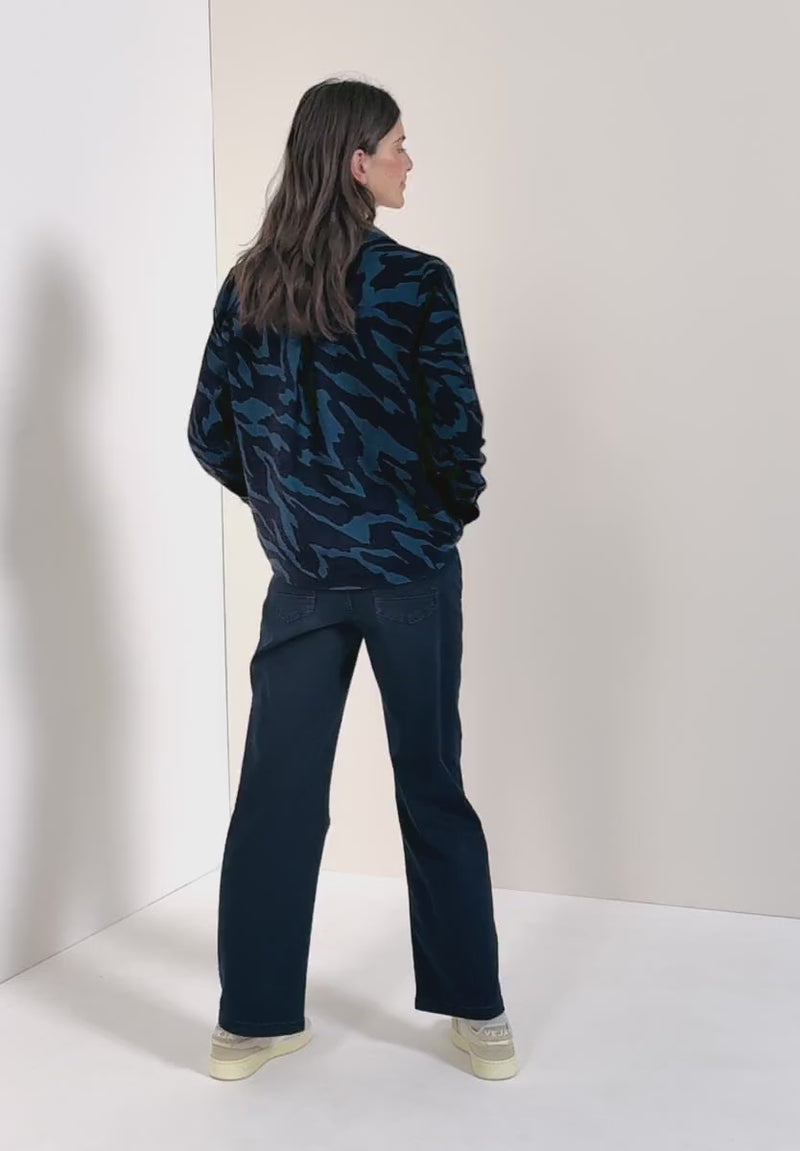 CECIL 346045 AOP Softwave Blouse