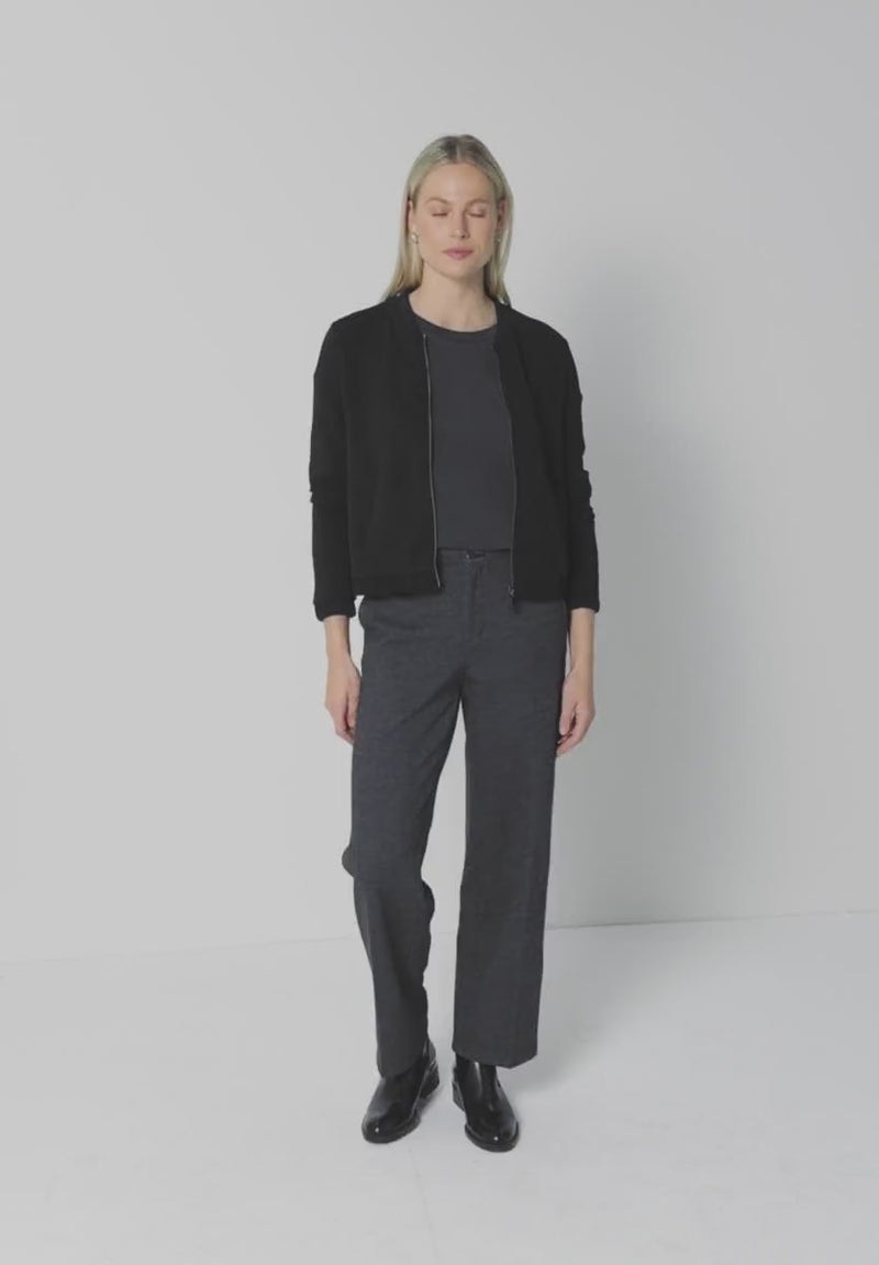 Street One 323841 Silk Look Short Zipper Jacket