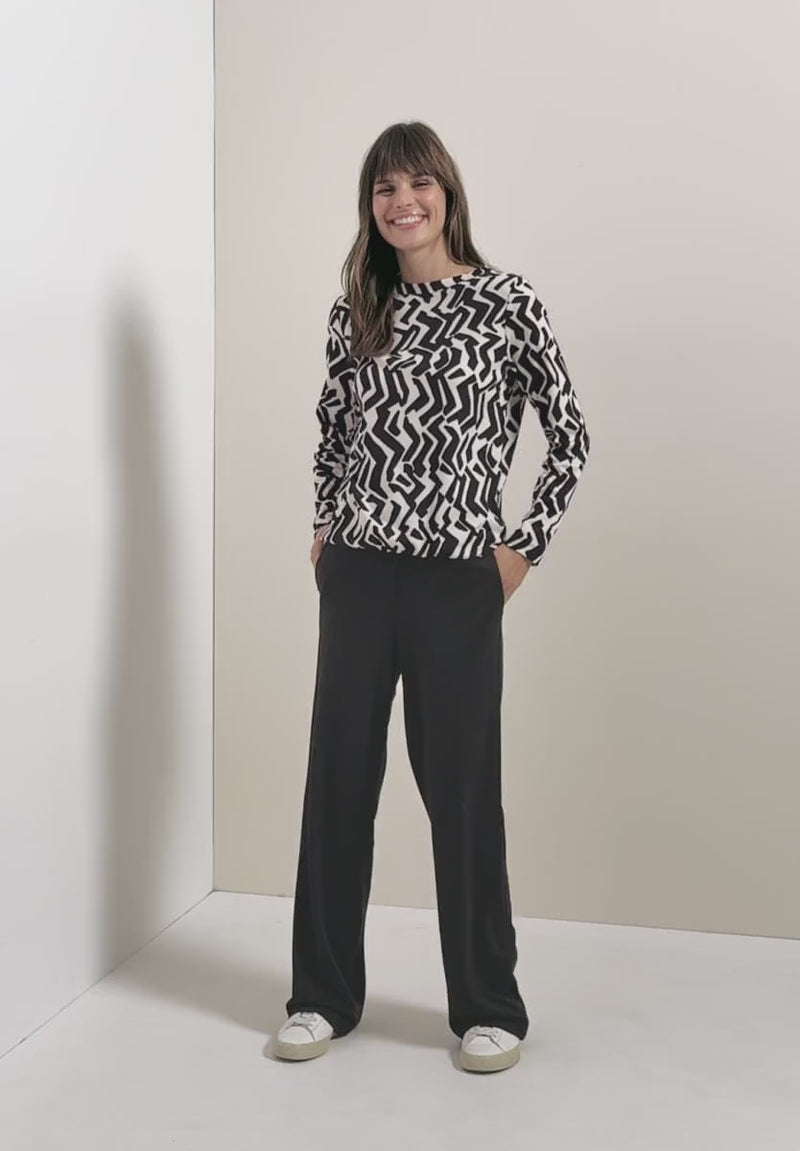 CECIL 324298 Big Aop Boat Neck