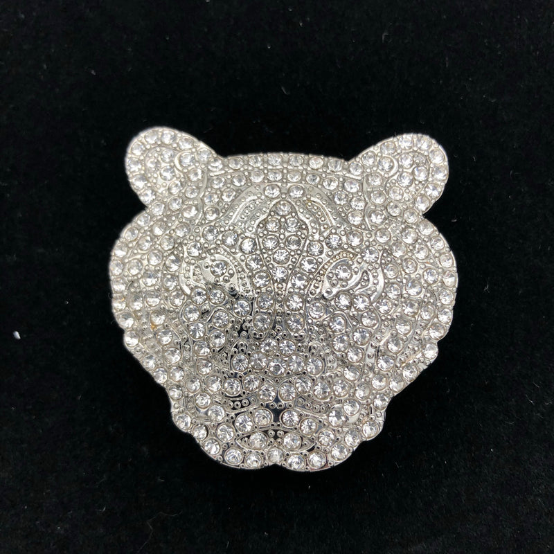 BROCHE-AW21 PANTHER-SILVER