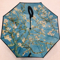 SR-BROLLY-S21B Reverse Opening Umbrella Almond Blossom