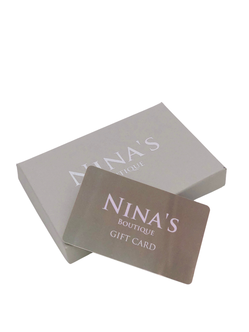 Carte-cadeau de la boutique de Nina