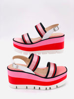 TUE3251-A Pink Lodi Love Platform Sandal