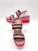 TUE3251-A Pink Lodi Love Platform Sandal